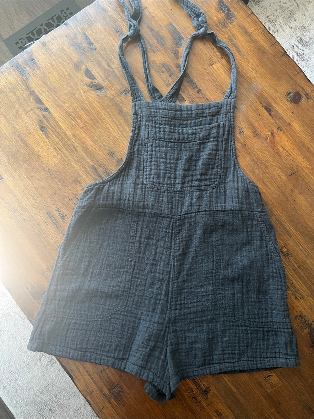 aerie grey 100% cotton Romper